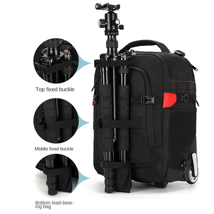 Trolley Photography backpack Professional Camera Bag Trolley Travel Suitcase Video Photo Digital Cam