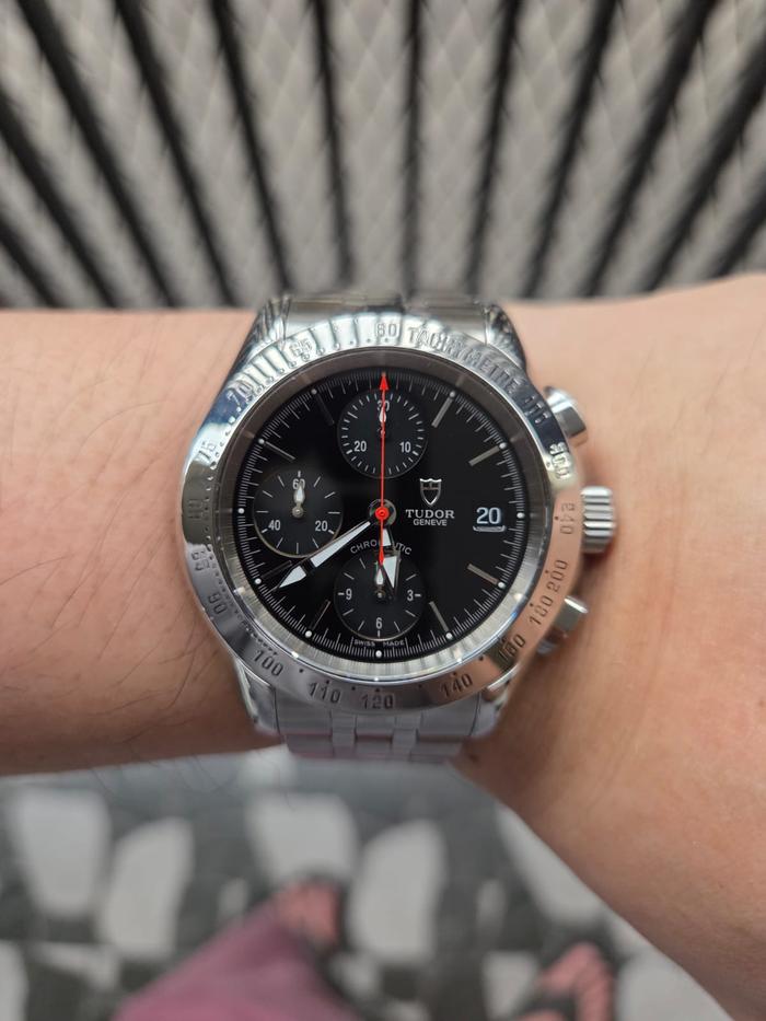 Tudor Chronautic Black Dial Automatic