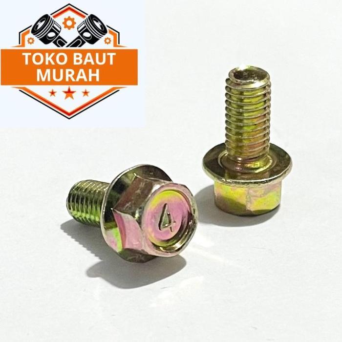 flange bolt 8x16 / baut flange m8x16