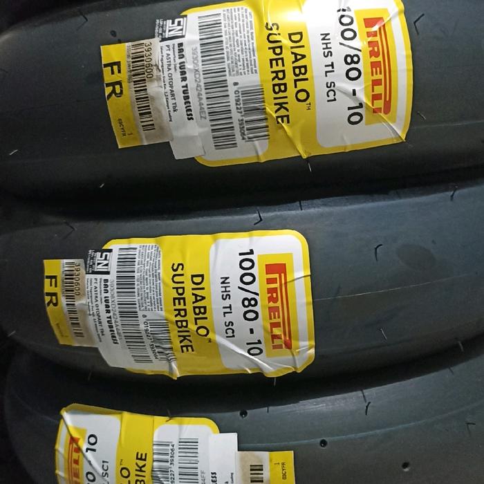 BAN PIRELLI DIABLO SUPERBIKE (R 10) MINI GP, VESPA