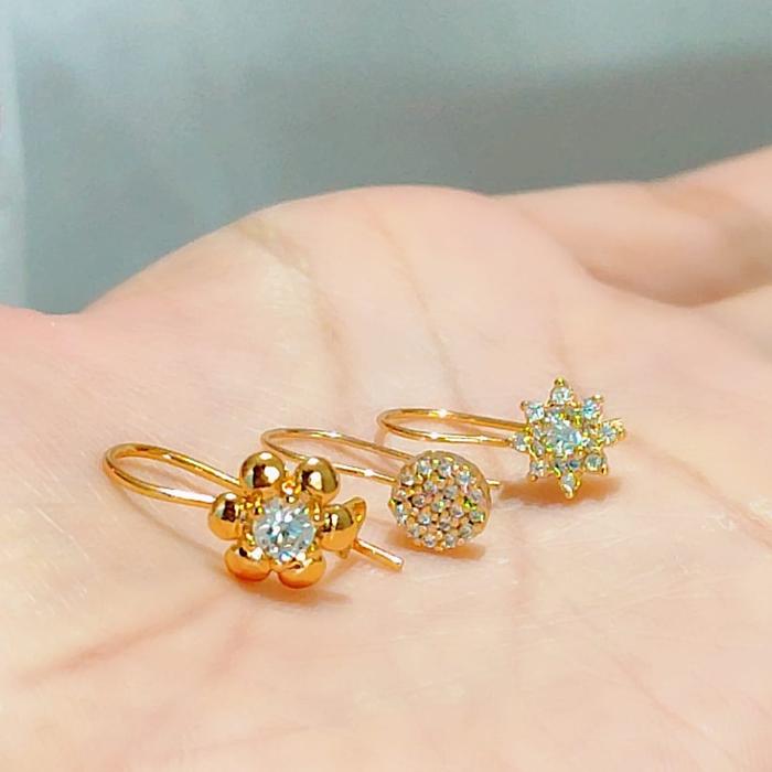 Anting kait anting permata anti karat-bestjewelry