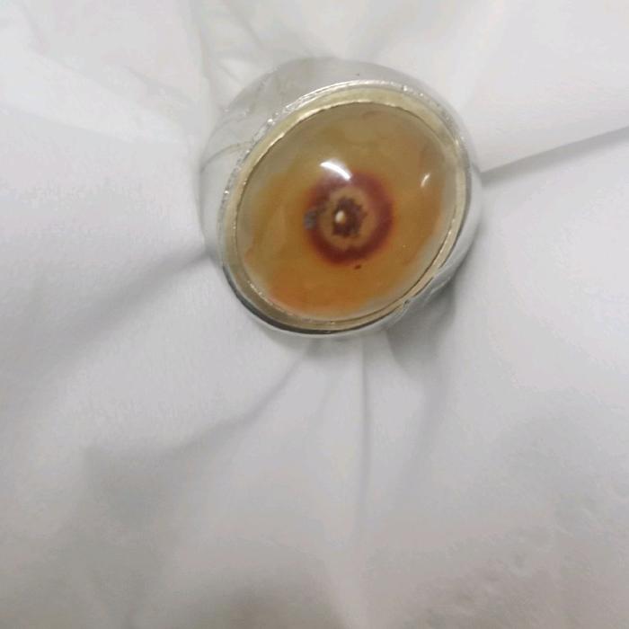 cincin batu akik Puser bumi motip combong murah