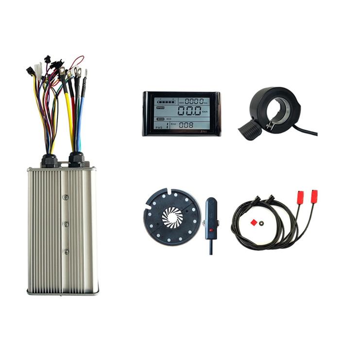 48V-72V 1000W-3000W Hub Motor Controller 18Mos MAX60A For Electric