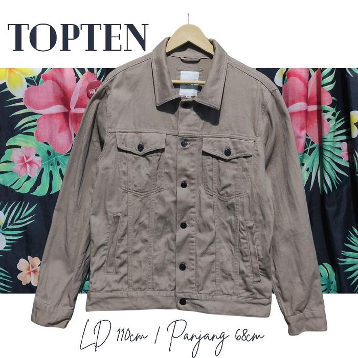 Topten Jacket - Brown | Denim Jaket