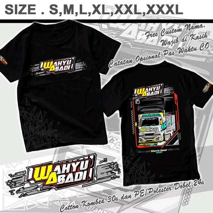 KAOS ANAK TRUK WAHYU ABADI PREMIUM.