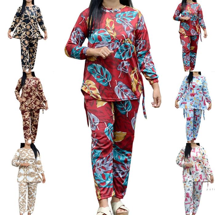 GROSIR TROLIS HYGT M L BB 40-55kg baju setelan baju tidur piyama wanita cewek daster hyget oneset on