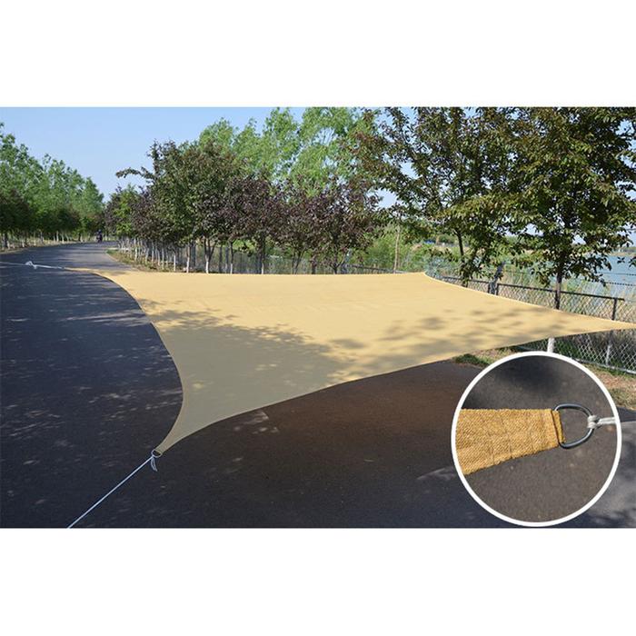 Sun Shade Sail UV Blocks Sand Rectangle Shade Sail Awning Durable