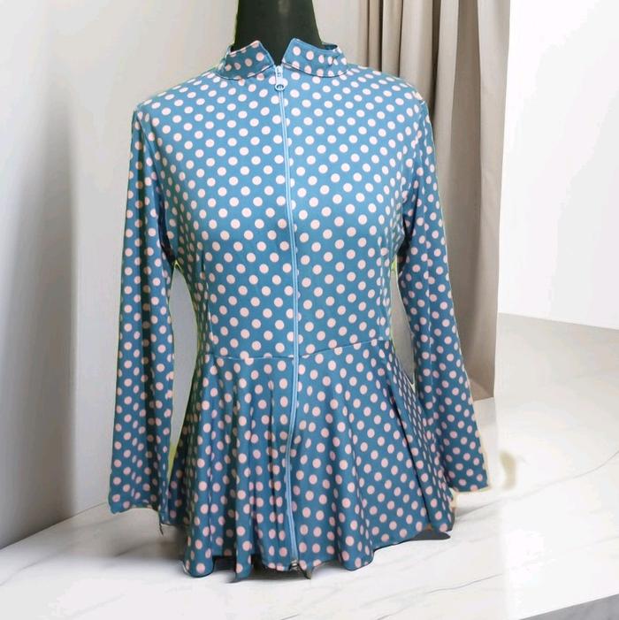 Shahia outfit  Knitwear pelpum polka Cardigan Cewek imut