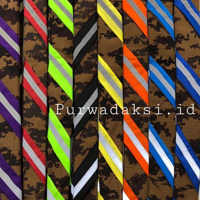 GROSIR SCARF PRAMUKA LORENG WARNA WARNI MENYALA \ SCARF PRAMUKA LORENG PRAMUKA \