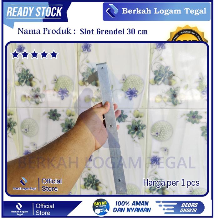 Slot Grendel 30cm Pintu Gerbang Besi Lipat Geser dan Kayu