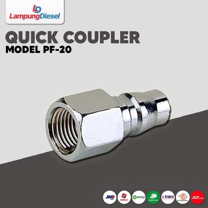 Sambungan Selang Kompresor Recoil Quick Coupler PH20 PM20 PF20 PP20 SH20 SM20 SF20 SP20