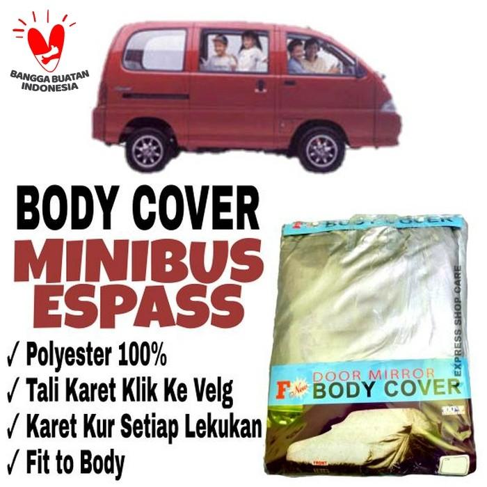 Sarung Body Cover Minibus ESPASS Pelindung Penutup Bodi Mobil Zebra
