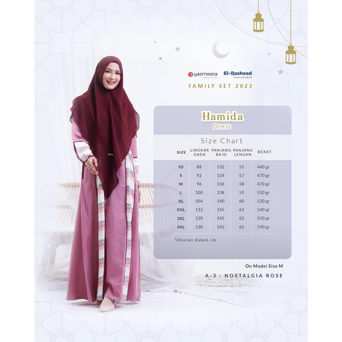 GAMIS YASMEERA HAMIDA/ GAMIS MODEL BUKA PINTU / GAMIS ELEGAN 2025
