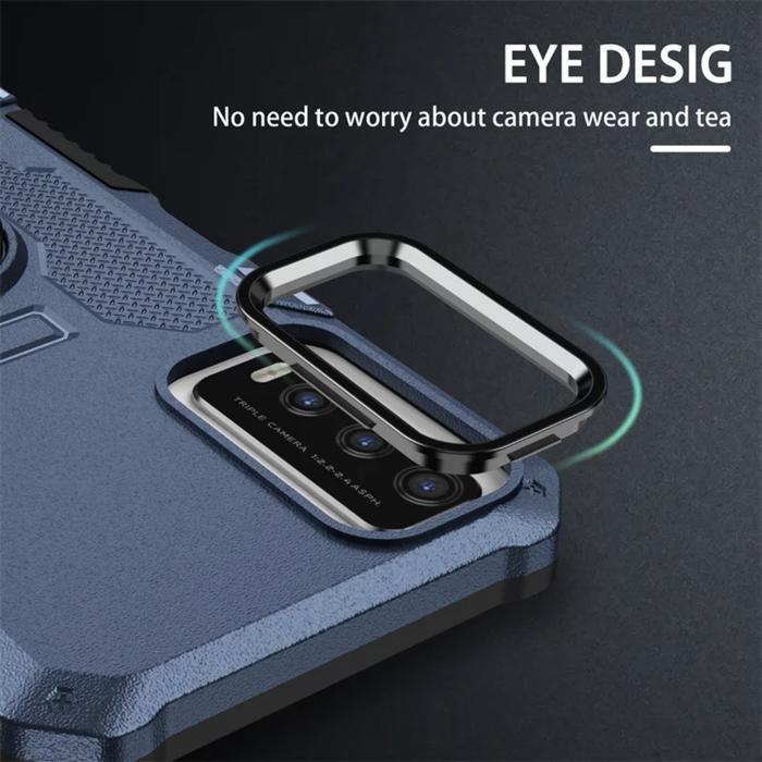 Casing Samsung A15 4G Ring Armor Robot Case Kickstand Hybrid/Ring Holder Tpu Handphone Hardcase Best