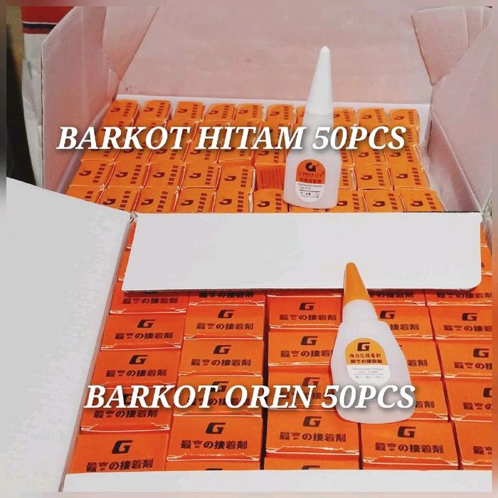lem g lem korea 50pcs 1 box daya rekat kuat lem plastik lem serbaguna