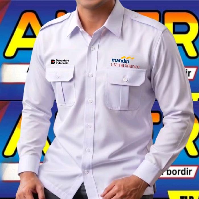 kemeja mandiri utama finance baju mandiri utama finance seragam mandiri utama finance Pdh mandiri ut