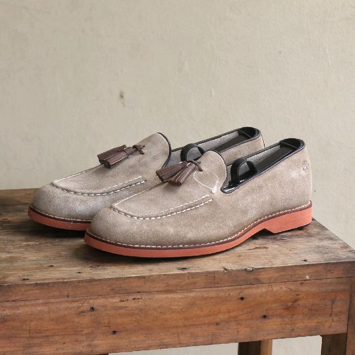 grey Timberland tassel loafer size 8.5 no Alden chrome hearts Grant Stone John Lobb Crockett & Jones