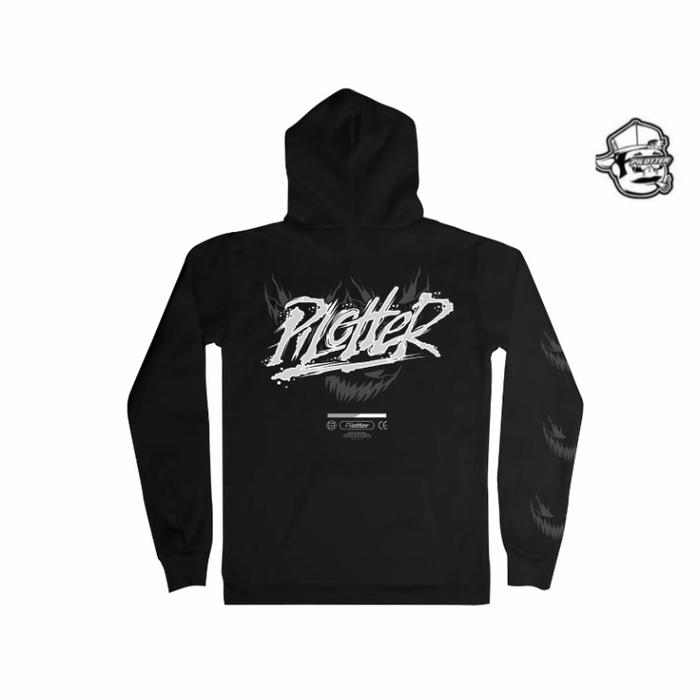 HOODIE SWEATER PILOTER DTF PUTIH