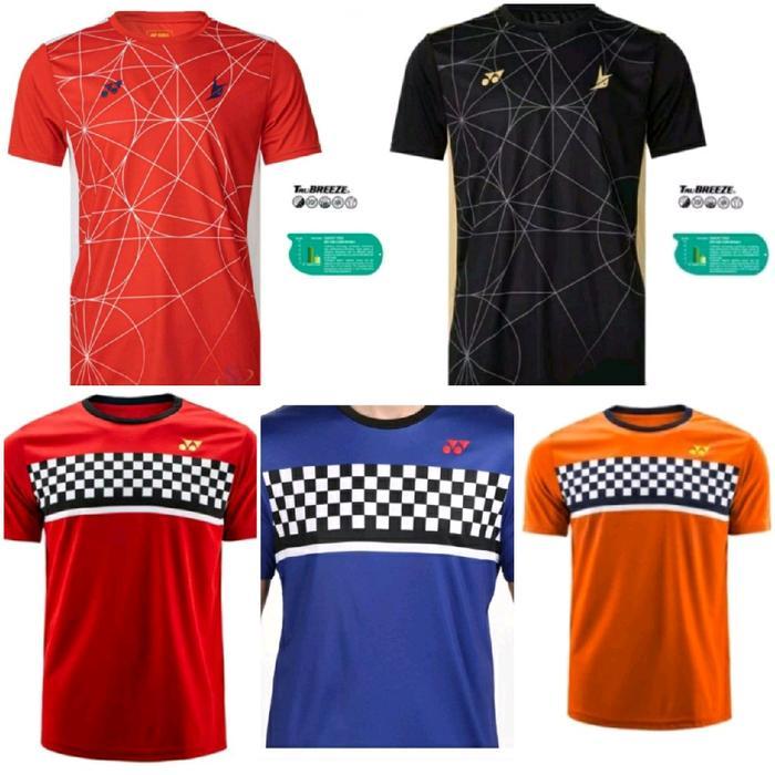 PREMIUM Baju Kaos Badminton Bulutangkis Olahraga Jersey Yonex Minion 1794 Tru Air Buttercup Lindan E