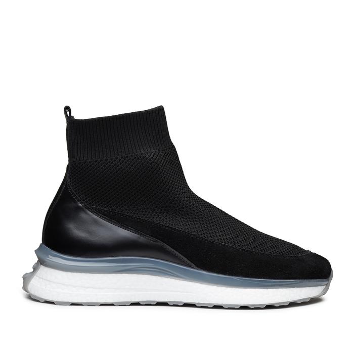 Prabu - Dipa 2.0 Suede Black Sepatu Slip On Pria Hitam Sneaker Flat