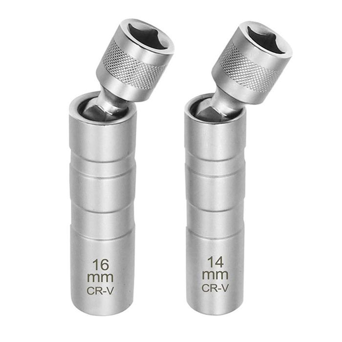 14/16mm Magnetic Socket Wrench 3/8" Universal Swivel Joint Driver