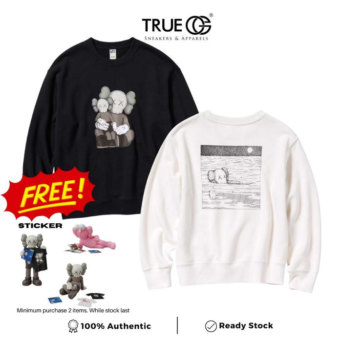 Top Uniqlo X Kaws Crewneck Sweater Authentic