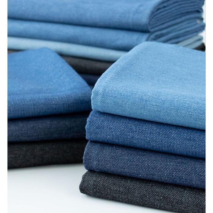 READY KAIN DENIM  POTONGAN CHAMBRAY WASH JEANS 6,5 OZ TIPIS