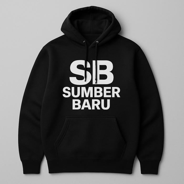 Hoodie & Jumper Pria Bahan Lembut Adem Nyaman dengan Desain SB Sumber Baru