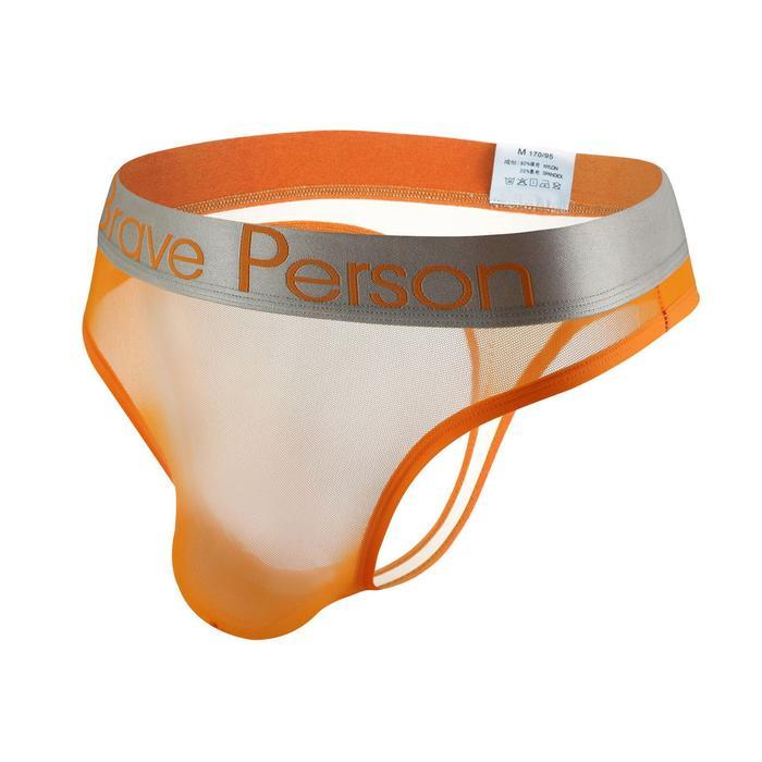 CELANA DALAM PRIA BIKINI THONG TRANSPARAN WARNA BRAVE PERSON TERBAIK !!