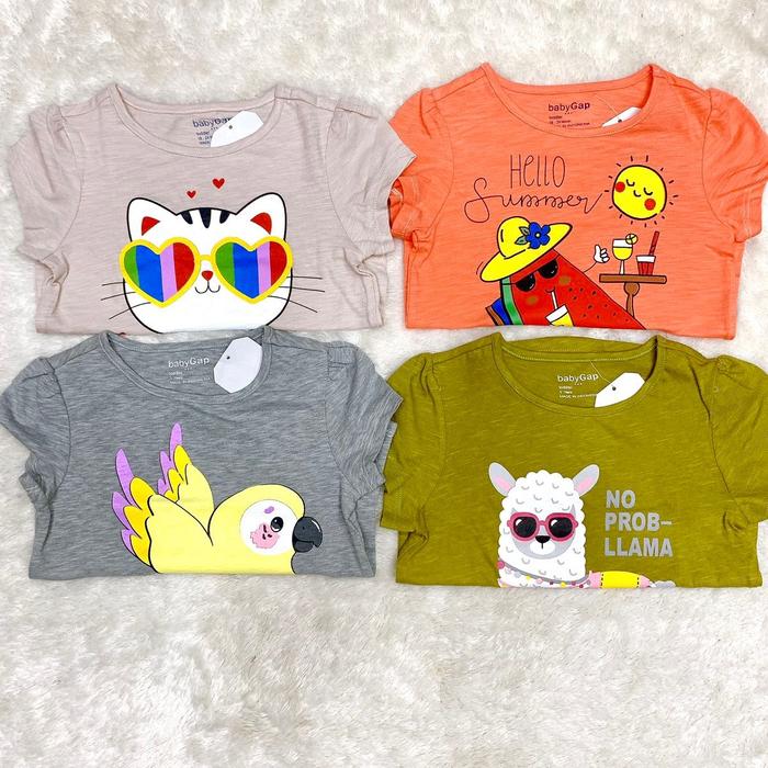 ( Kaos Baby Gap ) Kaos Anak Perempuan BabyGap