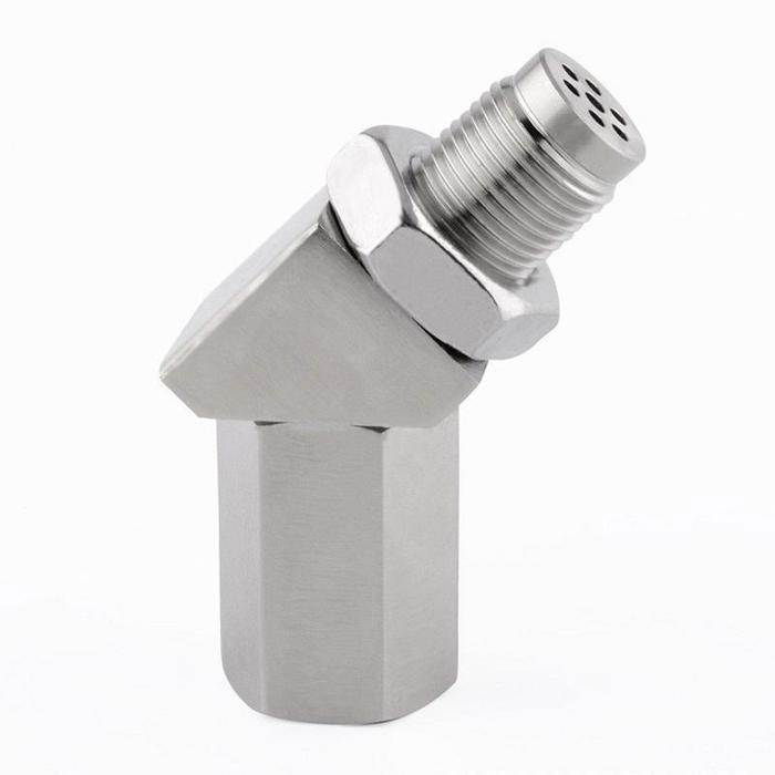 O2 Sensor Bung Steel O2 Oxygen Sensor Extender Spacer Built-in