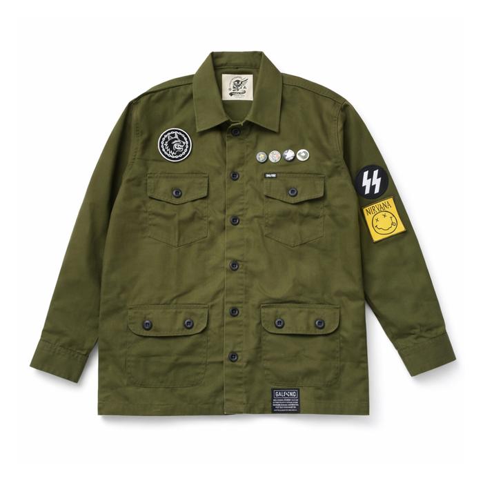 GALFINC FIELD JACKET HENDRIX SERIES Army Canvas