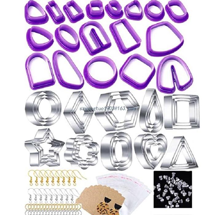 Terlaris, Clay Cutters DIY Clay Cutters Shapes for Jewelry Maker