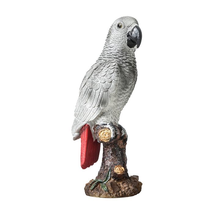 Creative African Grey Parrot Ornaments Bird Living Room TV Cabinet
