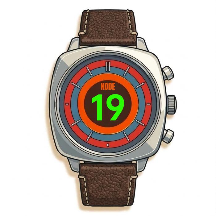 【Kode 19】KDM MOONPHASE Rubber Jam Tangan Pria Elegan Promo Khusus Live Watches