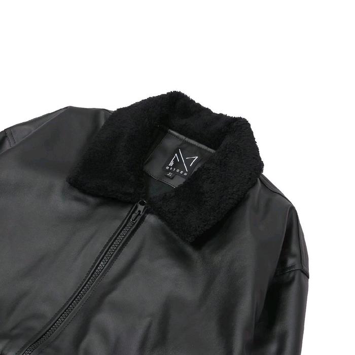 Jaket Sherpa Pria - Jaket kulit Sherpa - Jacket Sherpa Leather - Unisex -