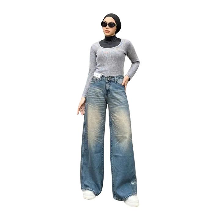 Baggy Jeans Jiniso Wanita