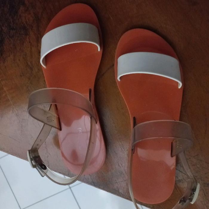 Sepatu Sandal Preloved Original Melissa Brassil size 37 insole 23cm