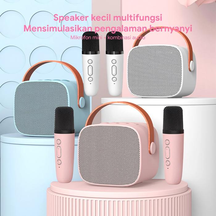 Karaoke Mini Speaker Microphone Karaoke Premium Set Speaker Bluetooth Wireless With Mic Karoke Bluet