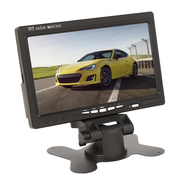 Monitor Mobil HD 7 Inci Display Monitor Pelindung Matahari