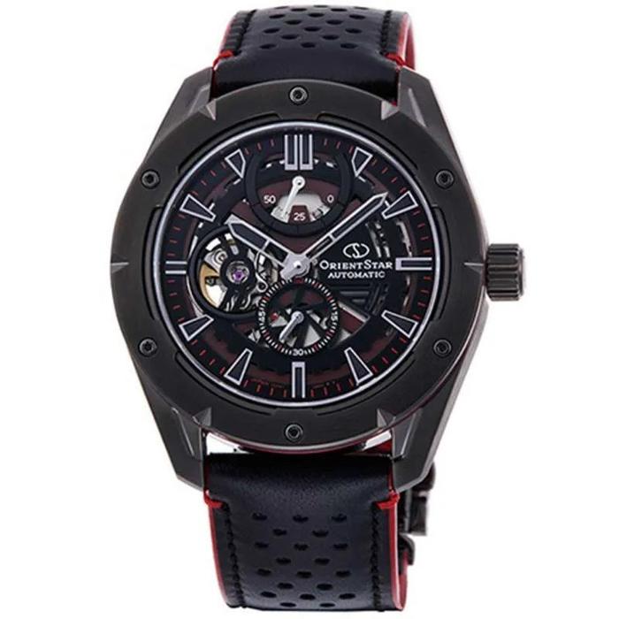 Orient Star RE-AV0A03B00B Jam Tangan Pria Avant-Garde RE-AV0A03B00B Tali Kulit Asli Tahan Air 10 ATM