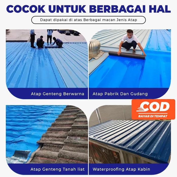 YAKOI Wateroof Tape Lakban aluminium Anti Bocor Aluminium Foil Butyl Rubber Wateroof Tape Lakban Ma