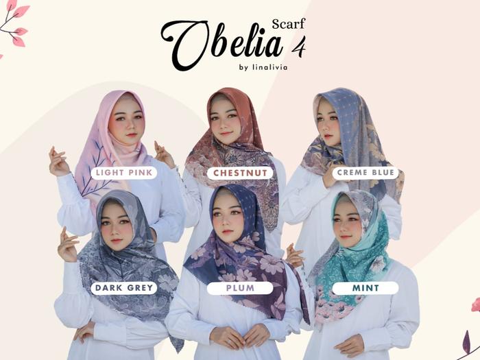 Hijab Linalivia Obelia 4 - Bahan VOAL PREMIUM LASER CUT