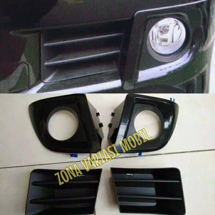 Cover Foglamp / Ring Fog Lamp Avanza Xenia New Vvti 2008 - 2010 Hitam + Kisi Kisi Penutup Bumper