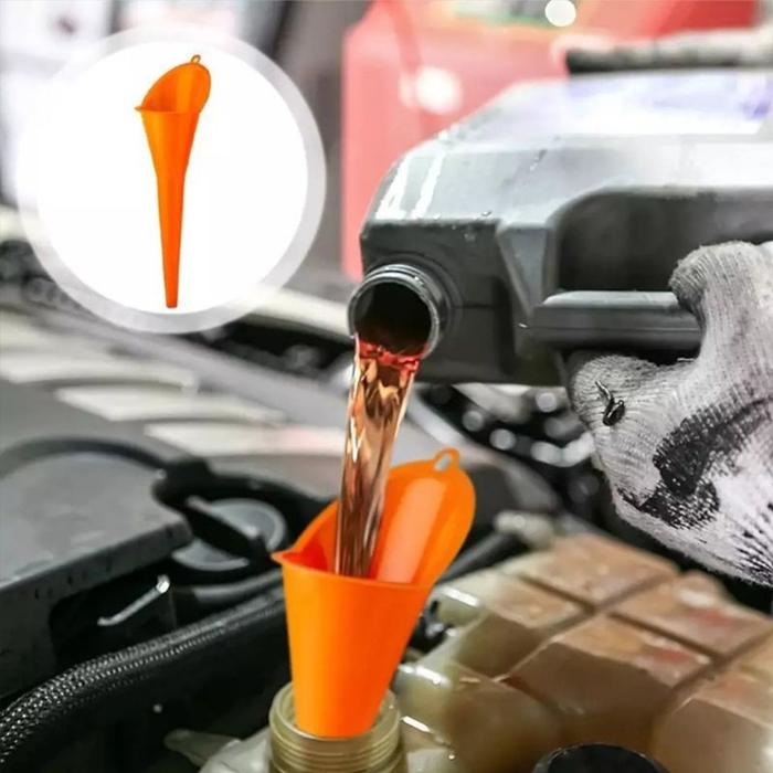 Corong Belalai Oil Wadah Corong Panjang Untuk Mengisi Air Oli Atau Bensin Motor Mobil Corong Oli Pan