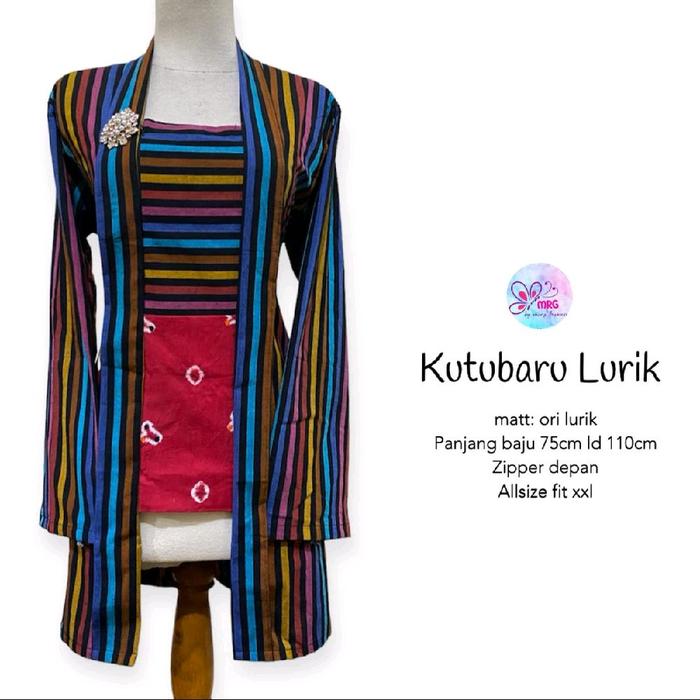 tunik kutubaru LURIK / blouse atasan lurik
