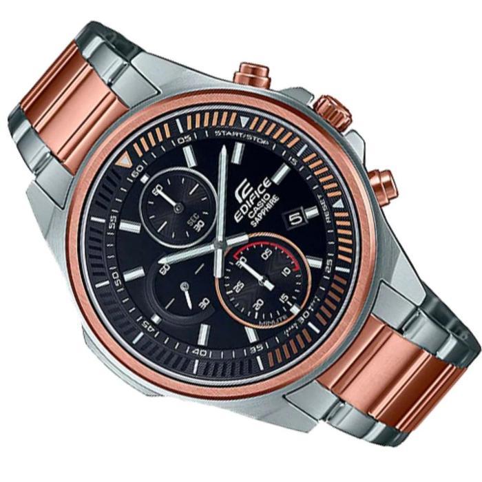 Casio Edifice EFR-S572GS-1AVUDF Jam Tangan Pria Analog Sapphire Rose EFR-S572GS-1A EFR S572GS 1AVUDF
