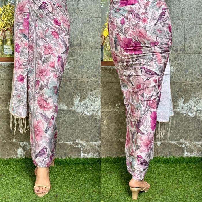 YUKAKEBAYA || KAMEN LUKIS LOVEBIRD & SEGARAWANGI INCL SELENDANG Dress Wanita Setelan Panjang Motif
