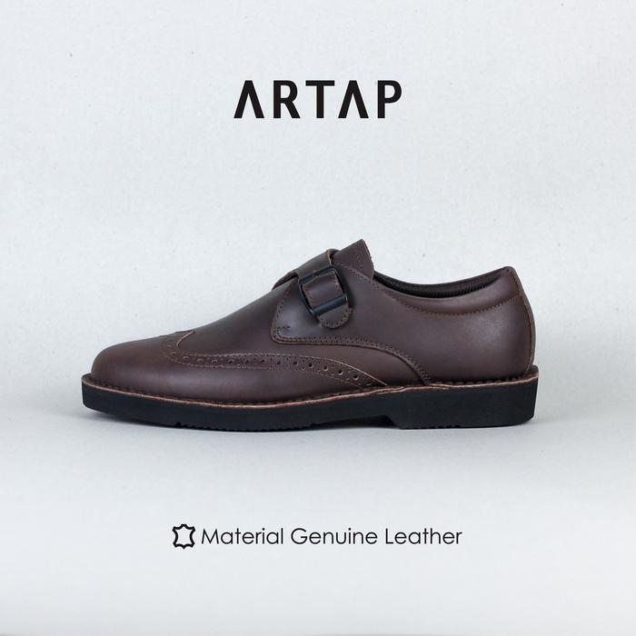 ARTAP Footwear - Sepatu Kulit Asli Pria - Ranau CH Brown