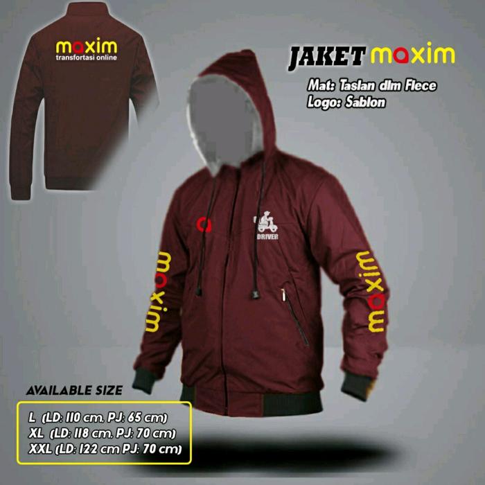 JAKET DC MAXIM / JAKET PRIORITAS / JAKET BB MAXIM / MODEL BOLAK BALIK / JAKET OJEK ONLINE / JAKET MA